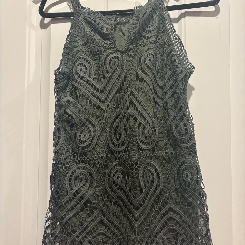 Adiva Intricate Lace Tank Top